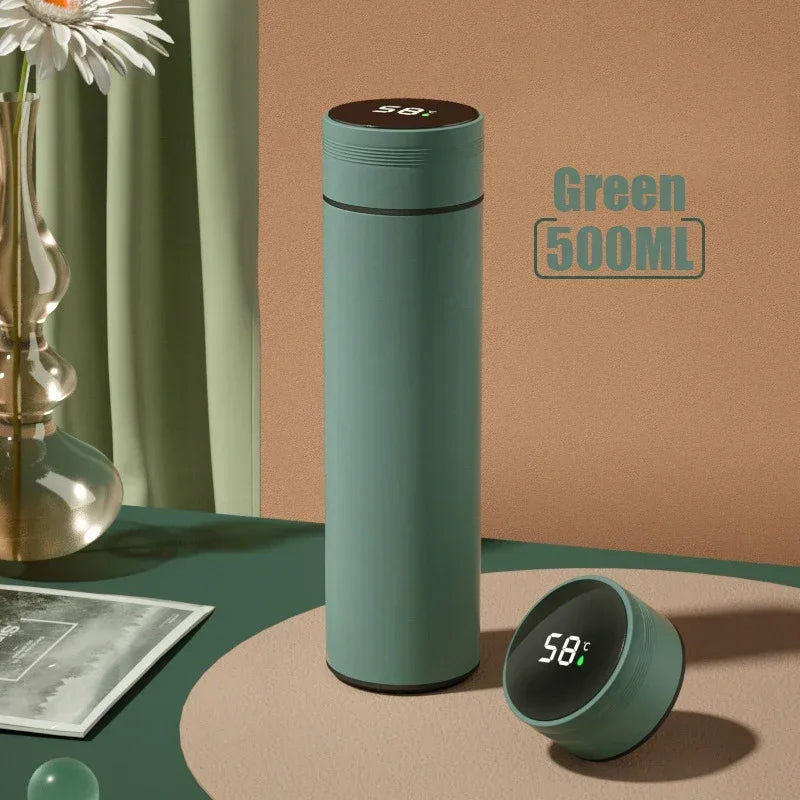 500ML Temperature Display Thermos Cup – Insulated Stainless Steel Bottle