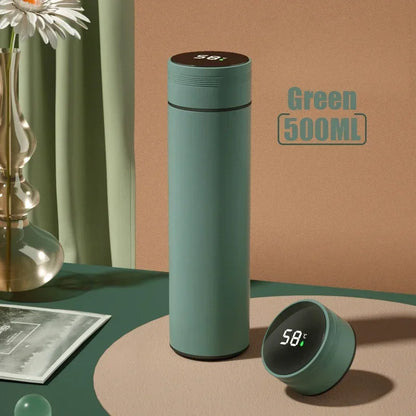 500ML Temperature Display Thermos Cup – Insulated Stainless Steel Bottle