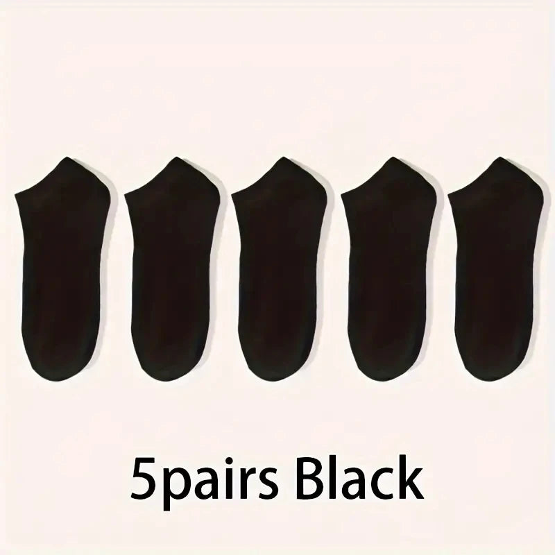 Ankle Socks 5 Pack Breathable Low Cut Unisex Socks