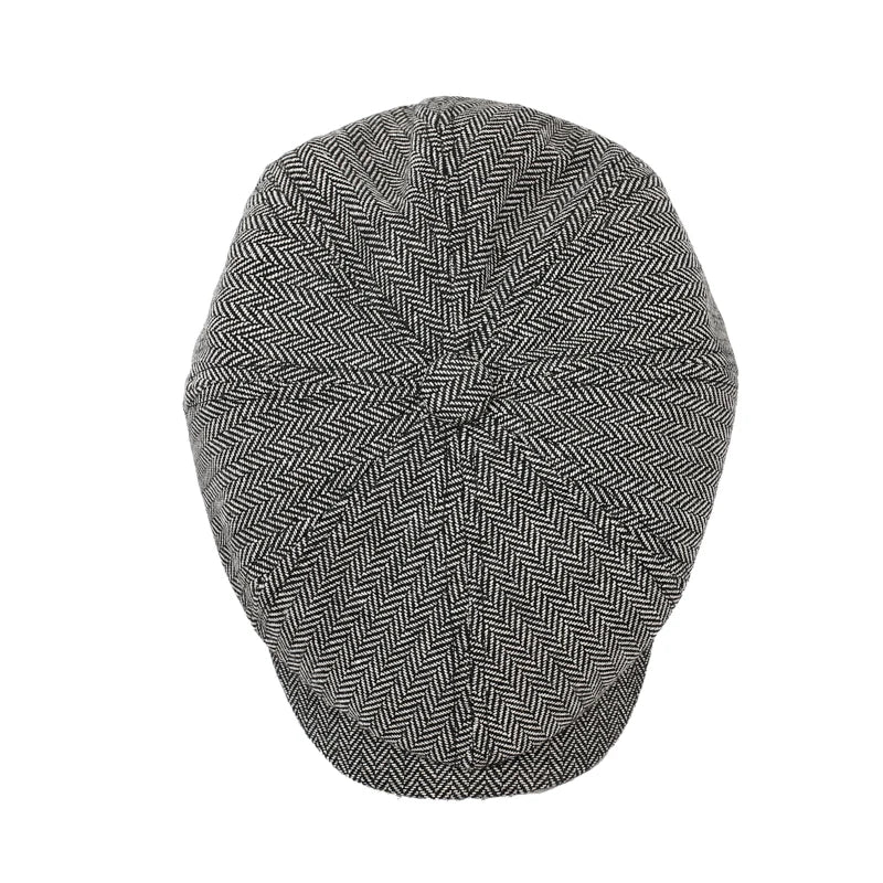 Unisex Newsboy Hat Retro Cotton Beret Flat Cap