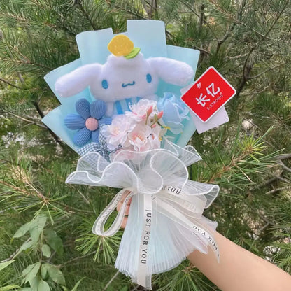 Cartoon Plush Flower Bouquet Graduation & Valentine's Gift