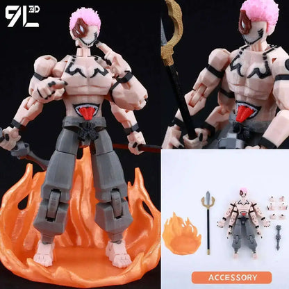Poseable Anime Figure 3D Multi-Jointed Action Model Toy