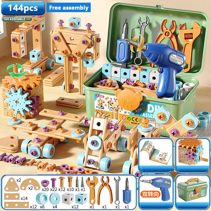 Nut and Bolt Puzzle Toy DIY Screw Assembly Educational Tool Set