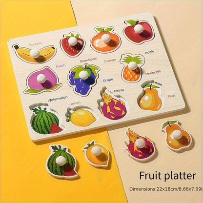 Montessori Shape Matching Puzzle Board Geometry Learning Toy
