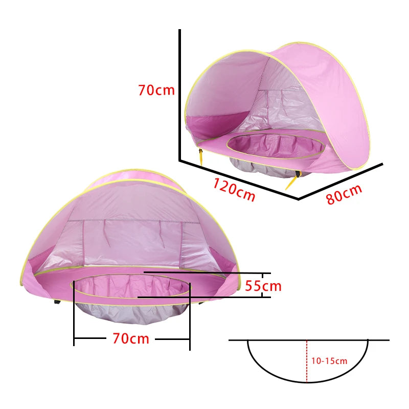 Baby Beach Tent Portable UV Protection Sun Shelter