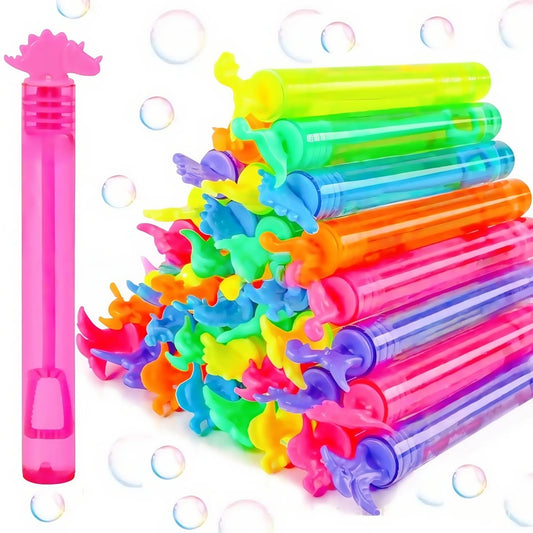 12-48 Pcs Cute Dinosaur Bubble Empty Bottle Birthday Party Baby Shower Wedding Christmas New Year Carnival Party Gift Decoration