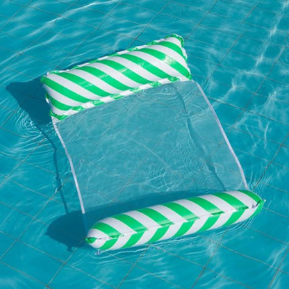 Floating Water Hammock – Foldable Inflatable Pool Float Lounger