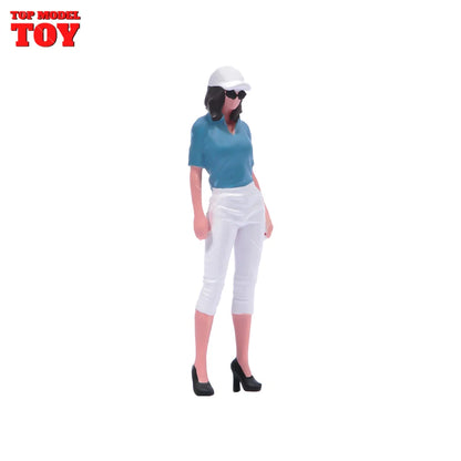 1/64 Miniature Figures Model Car Accessories Scene People Set