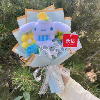 Cartoon Plush Flower Bouquet Graduation & Valentine's Gift