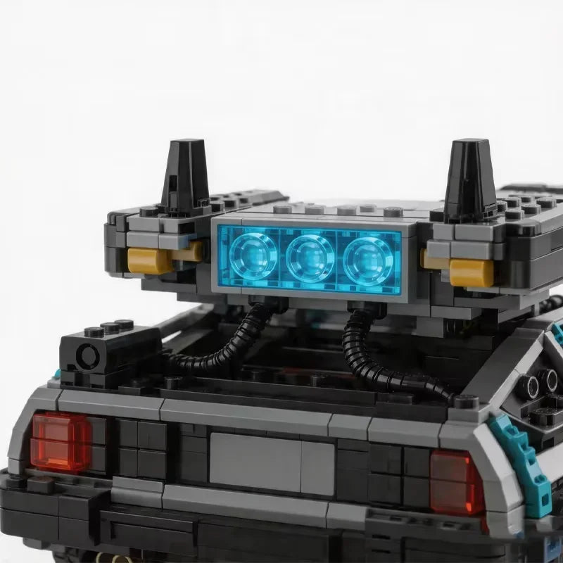 1:8 DeLorean Time Machine Building Blocks – 1872PCS Sci-Fi Car Model