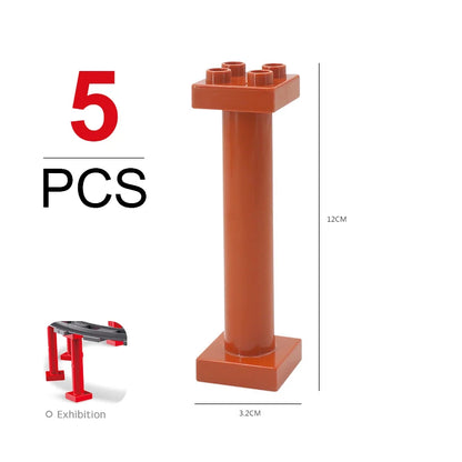 Train Track Building Blocks Set – DIY Railway STEM Toy