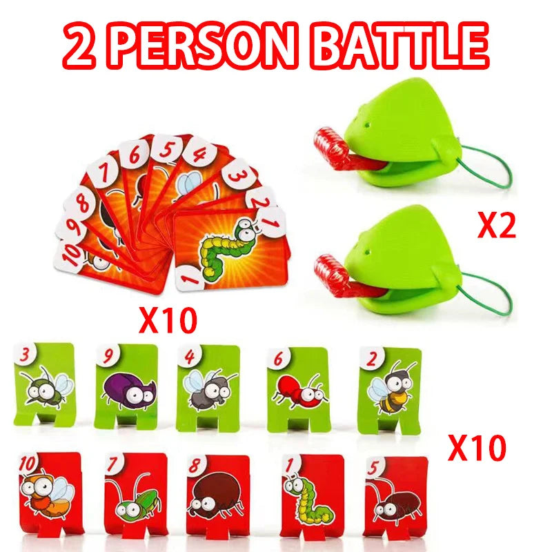 Frog Tongue Board Game Interactive Family Party Toy