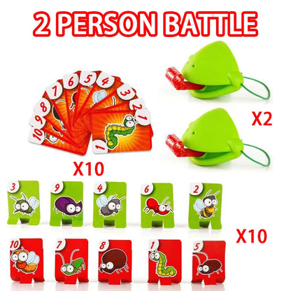 Frog Tongue Board Game Interactive Family Party Toy