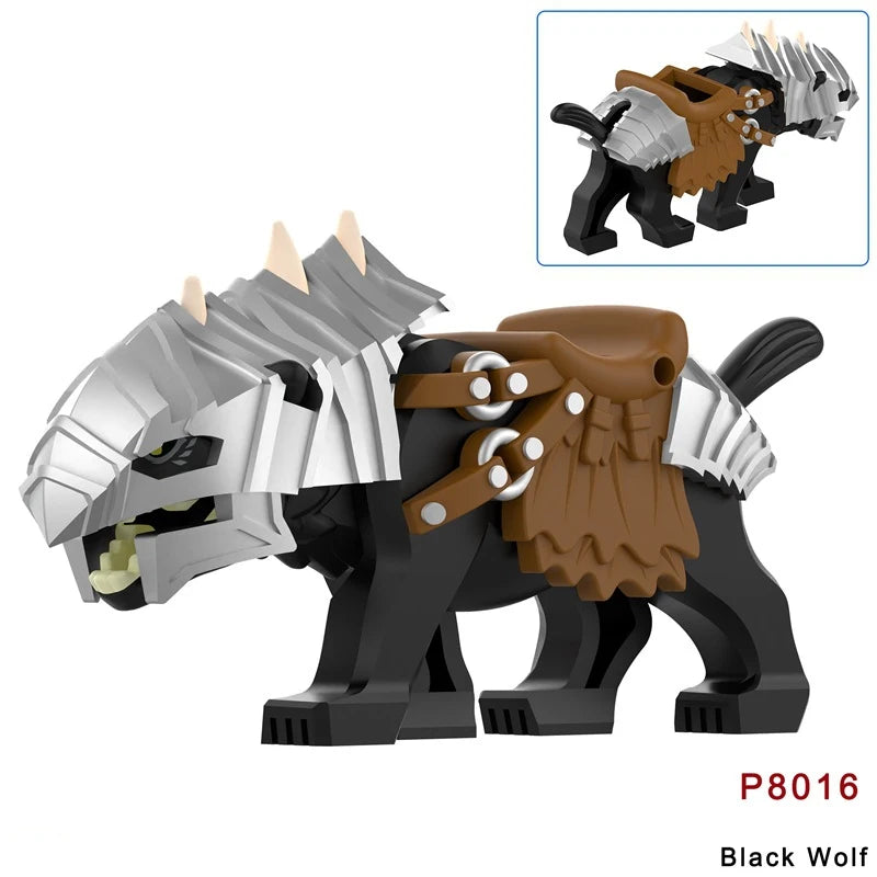 MOC Farm Zoo Animal Building Blocks Educational Toy Set