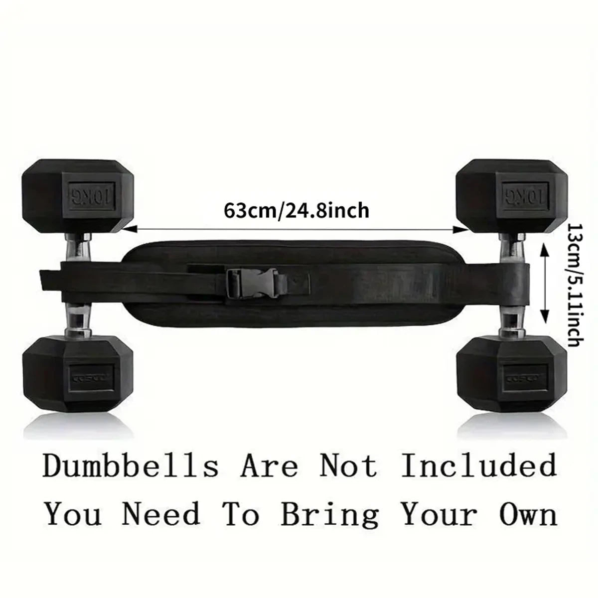 Adjustable Weighted Waist Belt for Hip Shaping & Strength Training