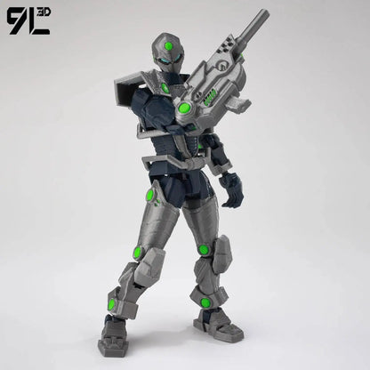 Invincible Boy Action Figure 14cm 3D Printed Multi Jointed Model