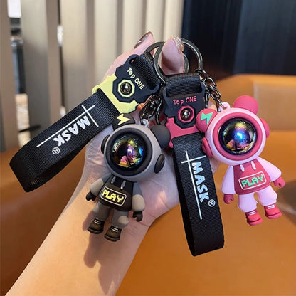 A cute decorative keychain for backpacks, handbags, car keys, and matching gifts.