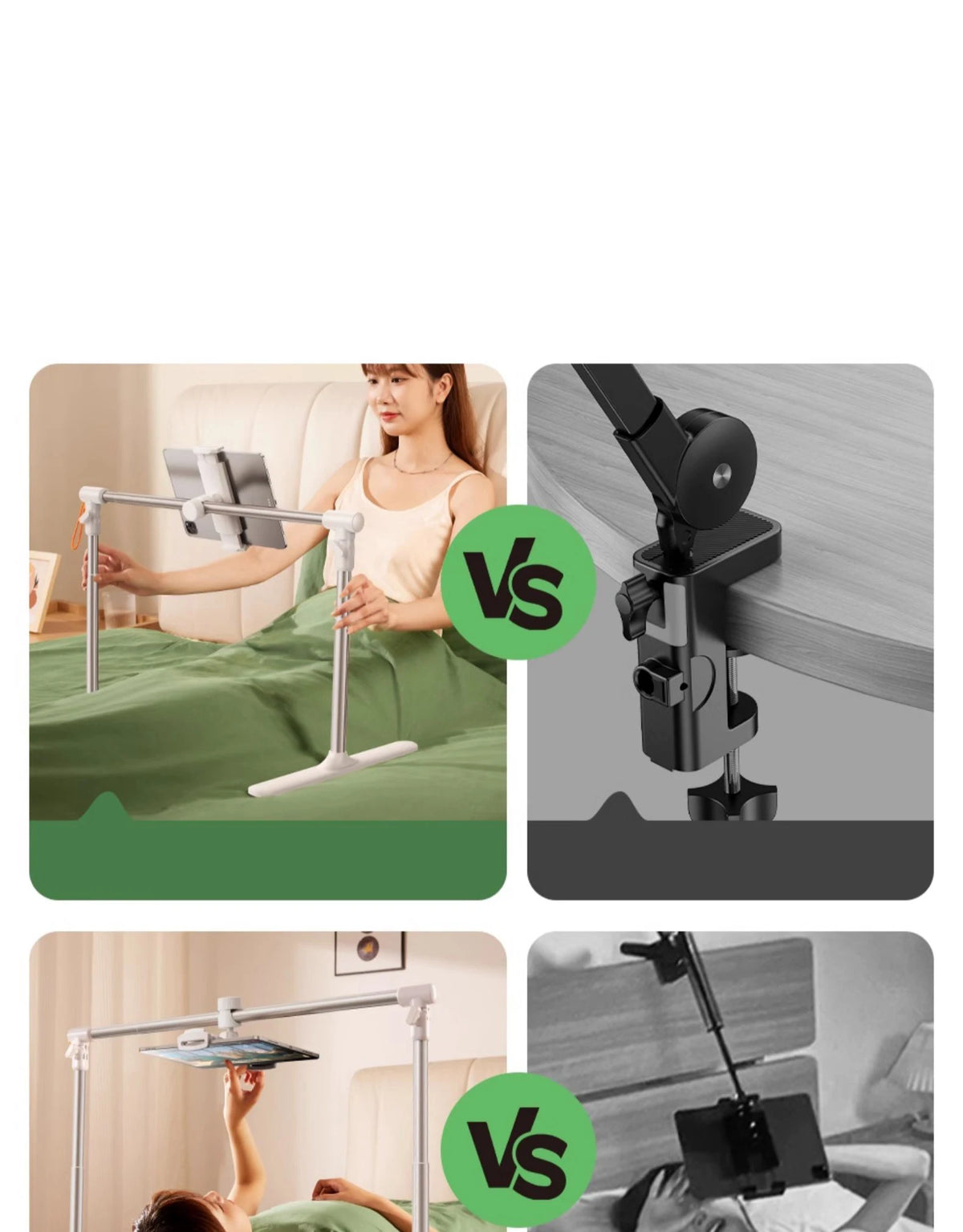 Tablet Stand for Bed – Adjustable Folding Phone & Tablet Holder