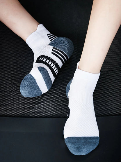 Non Slip Running Socks 3 Pair Fitness Sports Socks
