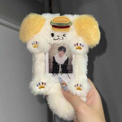A cute and practical accessory for carrying and displaying favorite photo cards.