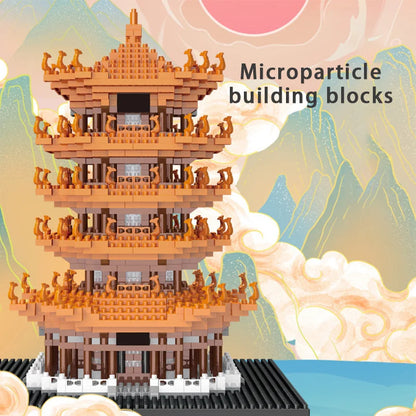 Yellow Crane Tower Building Block Set – Chinese Architecture Model