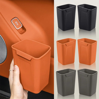 Silicone Car Door Storage Box & Trash Can Organizer