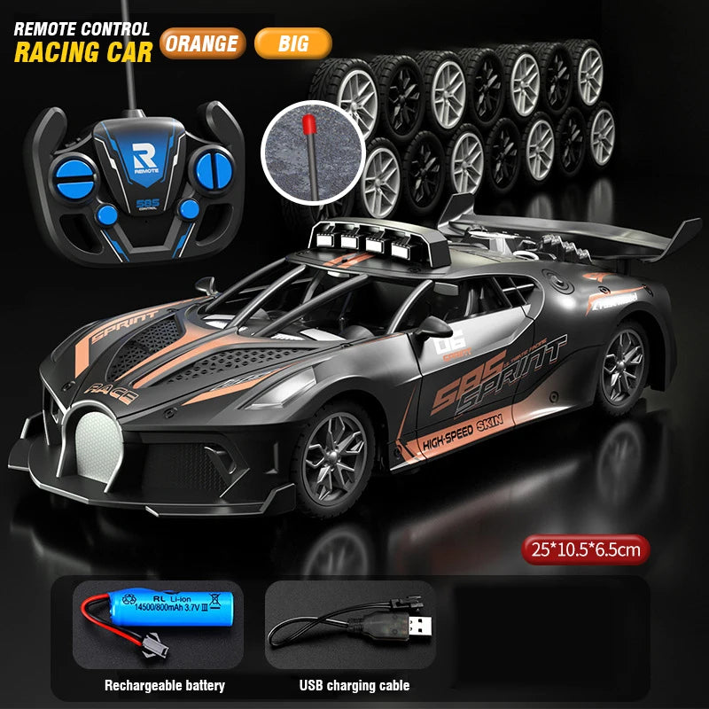 1/18 Rc Car Remote Control Cars High Speed Drift Sport Vehicle Sports Racing Car Toy Model Children Toys for Boys Birthday Gifts