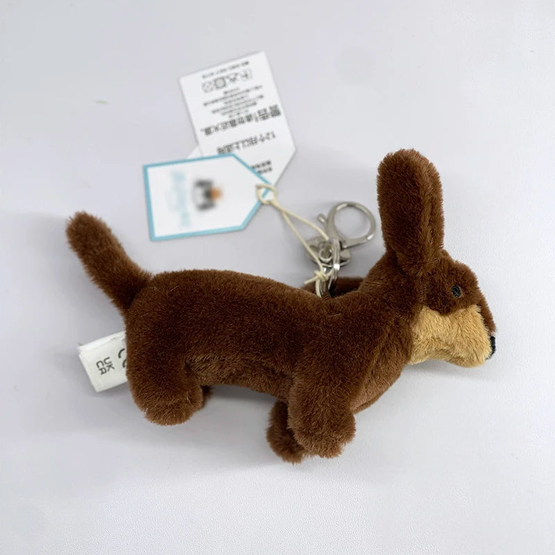 Cute Plush Keychain Soft Animal Bag Charm Pendant