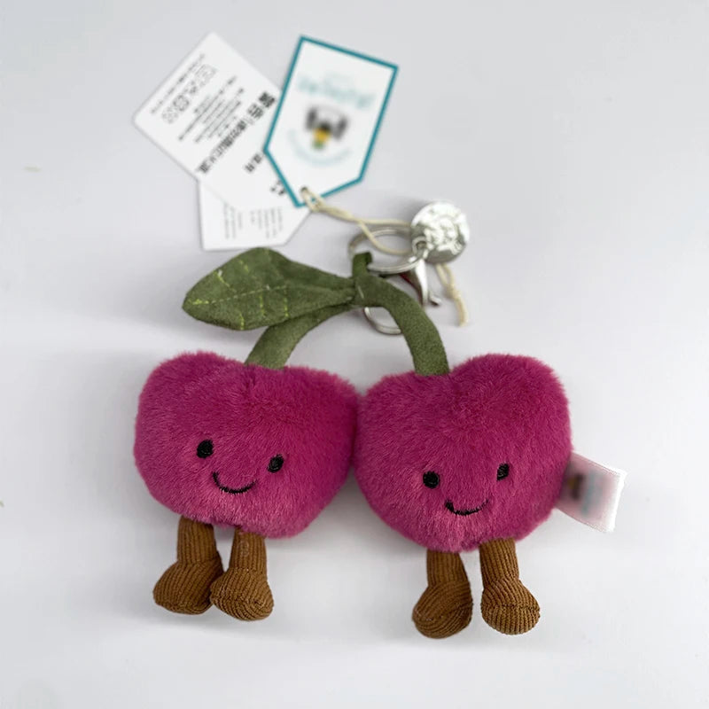 Cute Plush Keychain Soft Animal Bag Charm Pendant