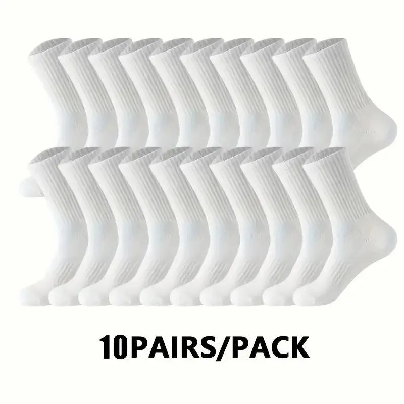 Crew Sports Socks Breathable Sweat Absorbing Athletic Socks