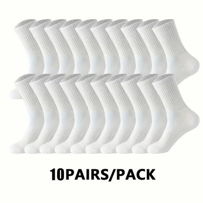 Crew Sports Socks Breathable Sweat Absorbing Athletic Socks
