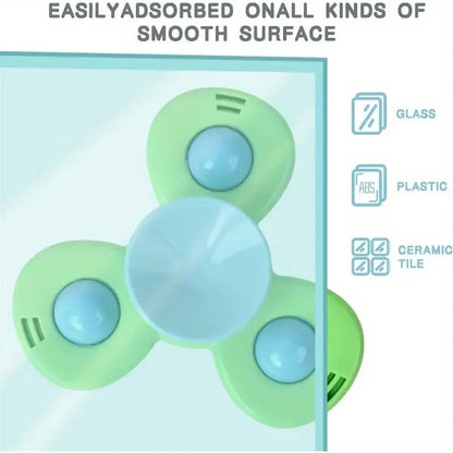 Suction Cup Spinner Toy for Babies & Toddlers – 3PCS Set