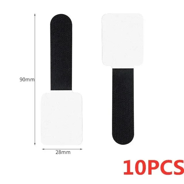 Reusable Velcro Cable Ties – Adjustable Self-Adhesive Cord Organizer