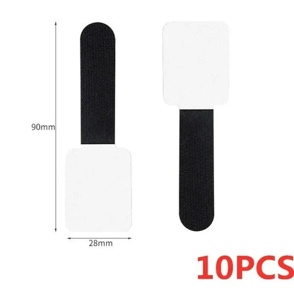 Reusable Velcro Cable Ties – Adjustable Self-Adhesive Cord Organizer