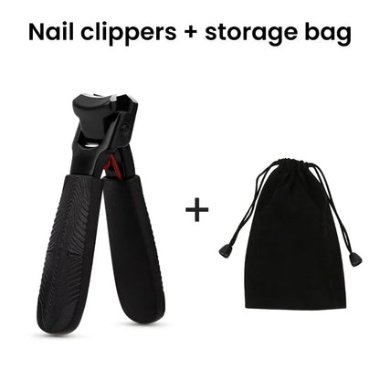 Anti Splash Nail Clippers for Thick Nails Stainless Steel