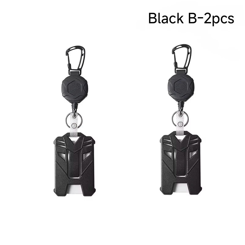 Retractable Badge Holder with ID Card Holder Case Clip