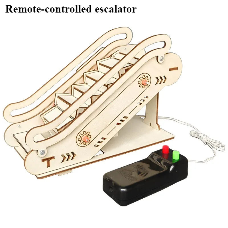 DIY Escalator Assembly Toy STEM Science Educational Model Kit