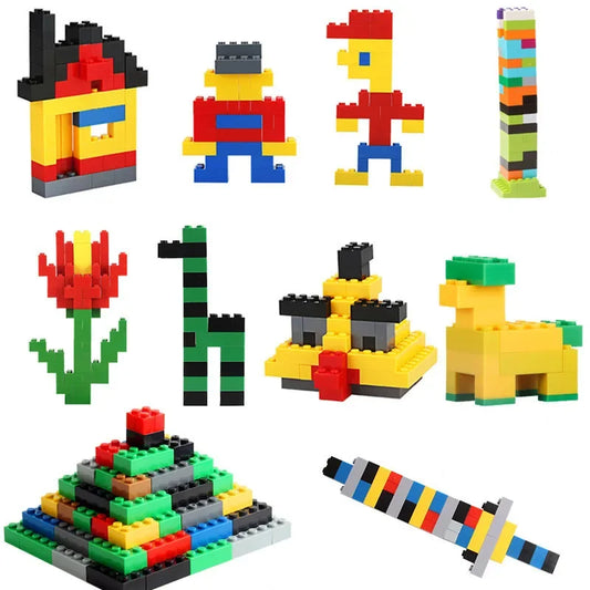 DIY Creative Building Blocks Bulk Set – 500/1000 Pieces