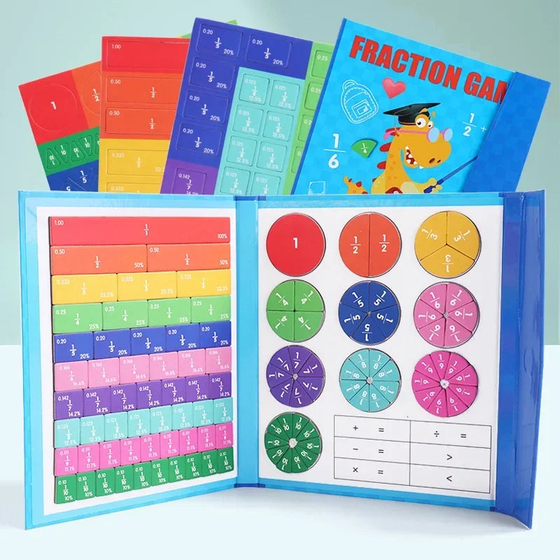 Magnetic Fraction Learning Book for Kids