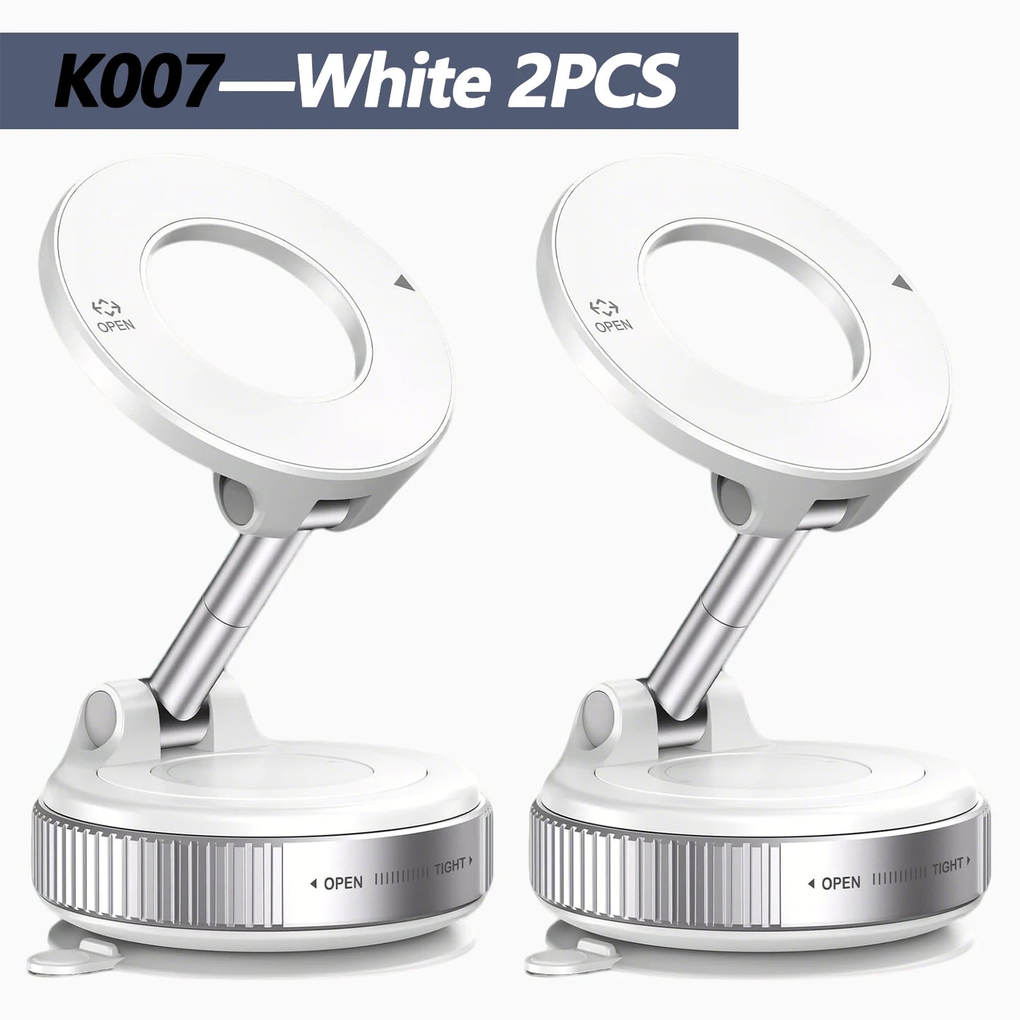 Magnetic Car Phone Holder 360° Foldable Vacuum Mount