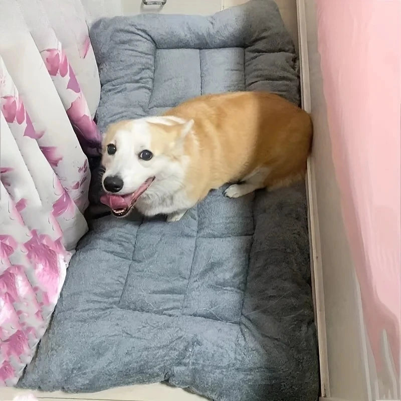 Large Dog Bed – Plush Sofa Mat for Crate & Home