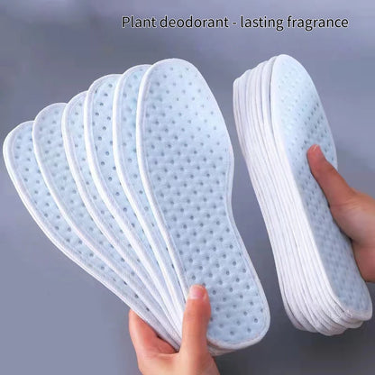 Bamboo Charcoal Insoles Breathable Deodorizing Sports Shoe Inserts