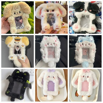 A cute and practical accessory for carrying and displaying favorite photo cards.
