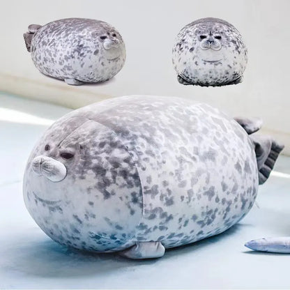 Cute Seal Plush Pillow Soft Stuffed Animal Toy