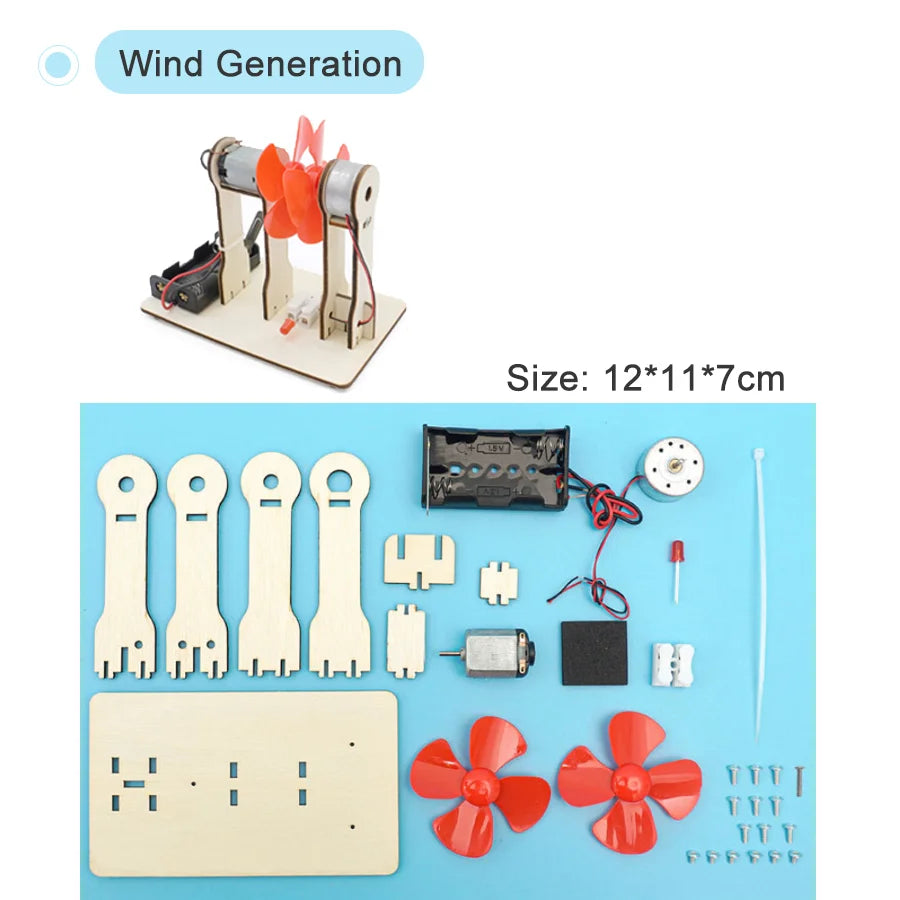 STEM Science Kit DIY Wooden Educational Learning Toy