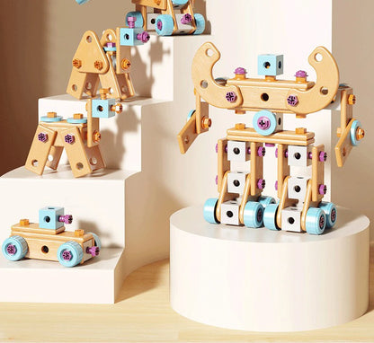 Nut and Bolt Puzzle Toy DIY Screw Assembly Educational Tool Set