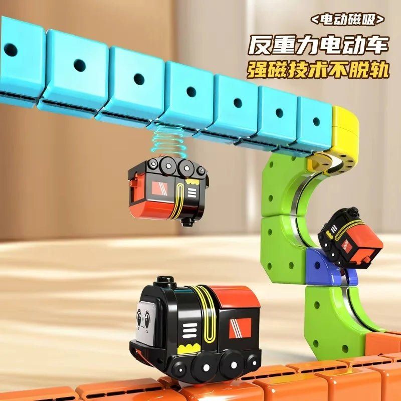 Magnetic Train Toy Anti Gravity Track Electric Rail Car