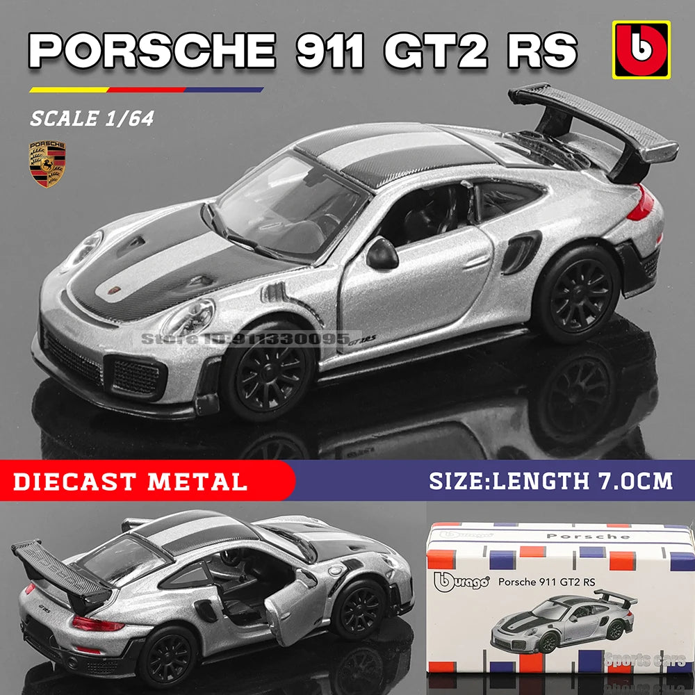 Bburago 1:64 Diecast Sports Car Model Collection