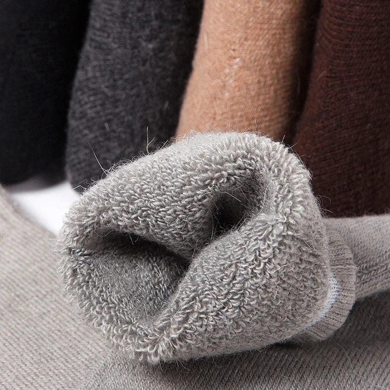 Merino Wool Socks Thick Thermal Winter Crew Socks