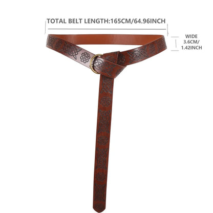 1/3PCS UYEE Medieval Belt Steam Leather Belt  Halloween Cosplay Role-playing Personalized Costume Belt